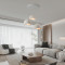 Bertow pakoworld metal-ps ceiling light in white shade D40x100cm