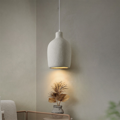 Danae pakoworld metal-ps ceiling light in white shade D30x46cm