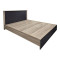 Bed with mattress Athos-Dreamer pakoworld sonoma-anthracite 160x200cm