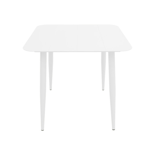 Vista pakoworld aluminum table in white shade 80x80x72cm