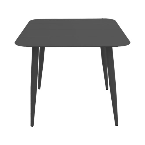 Vista pakoworld aluminum table in black shade 80x80x72cm