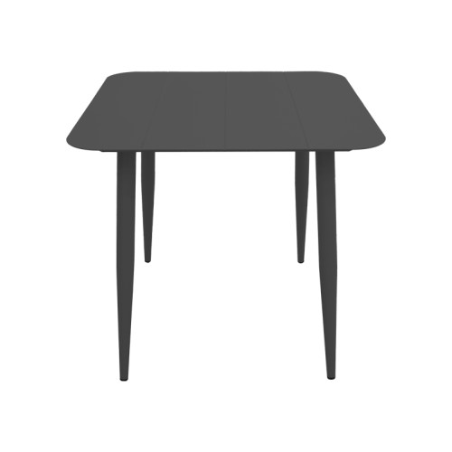 Vista pakoworld aluminum table in black shade 80x80x72cm