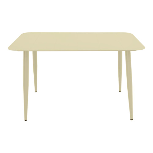 Vista pakoworld aluminum table in champagne shade 150x80x72cm