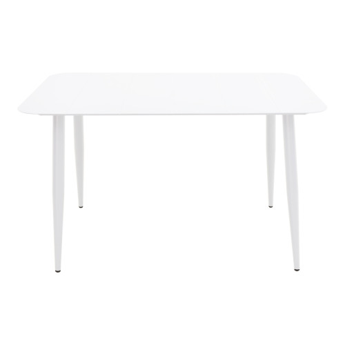 Vista pakoworld aluminum table in white shade 150x80x72cm