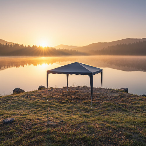 Gazebo pakoworld metal frame - anthracite fabric 3x3m