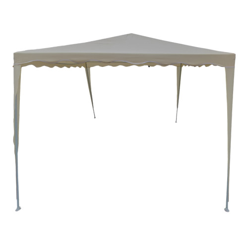 Gazebo pakoworld metal frame - beige fabric 3x3m