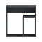 Doublo side table pakoworld anthracite 40x35x40cm