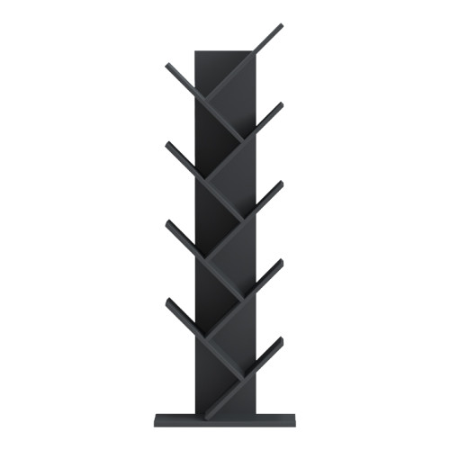 Bookcase Fyllo pakoworld anthracite 50x25x141.5cm