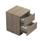 Bedside table Verena  pakoworld sonoma-anthracite 40x40x50cm