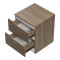 Bedside table Verena pakoworld sonoma-white 40x40x50cm