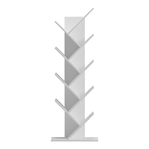 Bookcase Fyllo pakoworld white 50x25x141.5cm