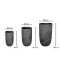 Planter Anteria pakoworld set 3pieces ceramic in grey color