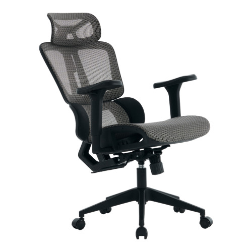 ErgoFlow office chair pakoworld black-gray 73x64x112-135cm
