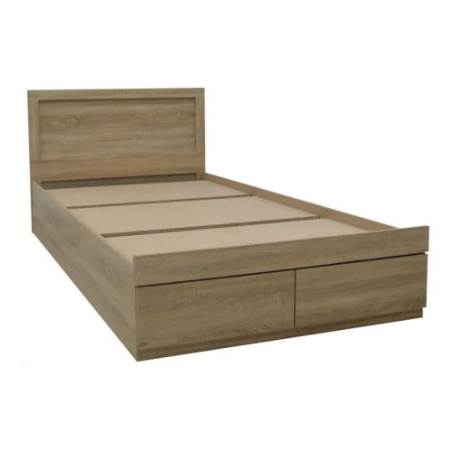 Bed with mattress Olympus-Dreamer pakoworld sonoma 120x200cm