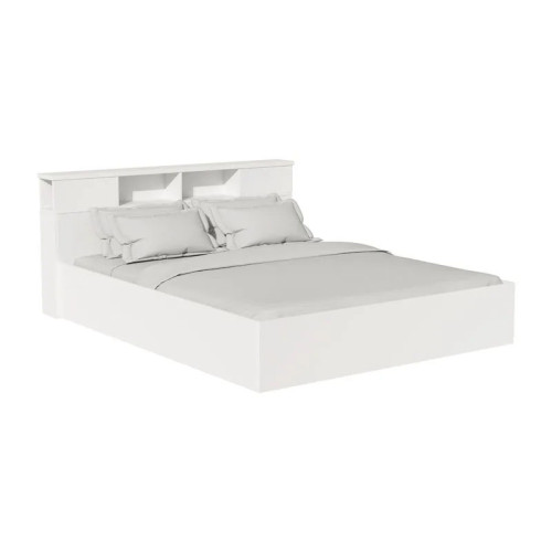 Bed with mattress Olympus-Dreamer pakoworld white 160x200cm