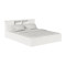 Bed with mattress Olympus-Dreamer pakoworld white 160x200cm
