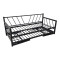 Bed-Sofa Remmie pakoworld metal in black 90x190cm
