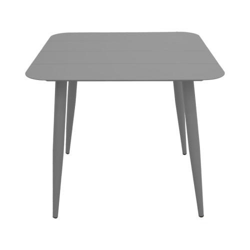 Vista pakoworld aluminum table in anthracite shade 80x80x72cm