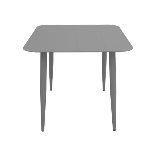 Vista pakoworld aluminum table in anthracite shade 80x80x72cm