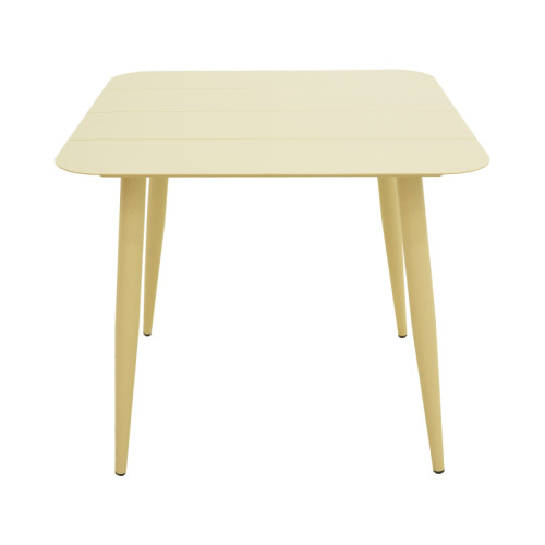 Vista pakoworld aluminum table in champagne shade 80x80x72cm