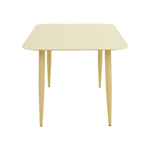 Vista pakoworld aluminum table in champagne shade 80x80x72cm
