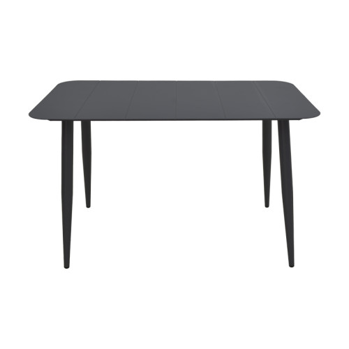 Vista pakoworld aluminum table in black shade 120x70x72cm