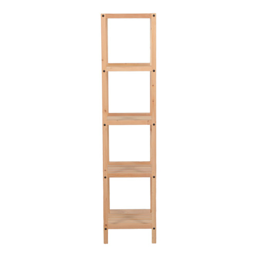 Floor shelf Zendia pakoworld fir wood in natural color 35x30x130cm