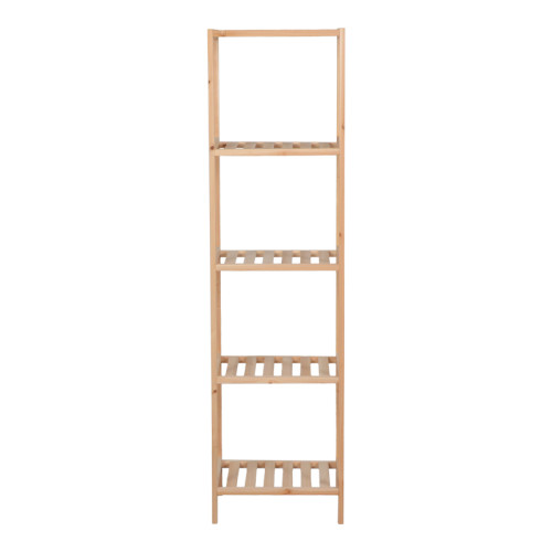 Floor shelf Zendia pakoworld fir wood in natural color 35x30x130cm