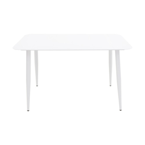 Vista pakoworld aluminum table in white shade 120x70x72cm