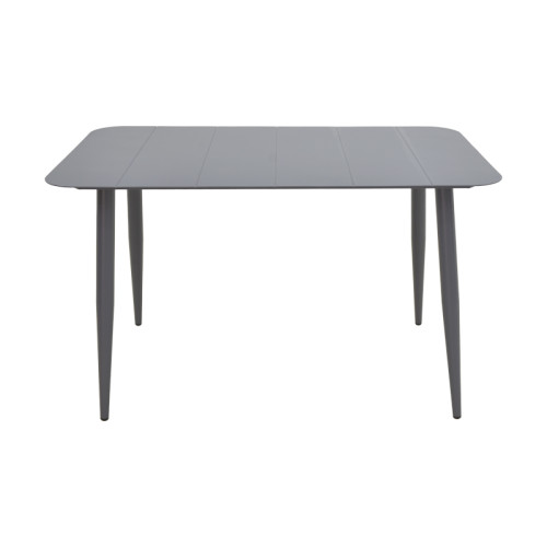 Vista pakoworld aluminum table in anthracite shade 120x70x72cm