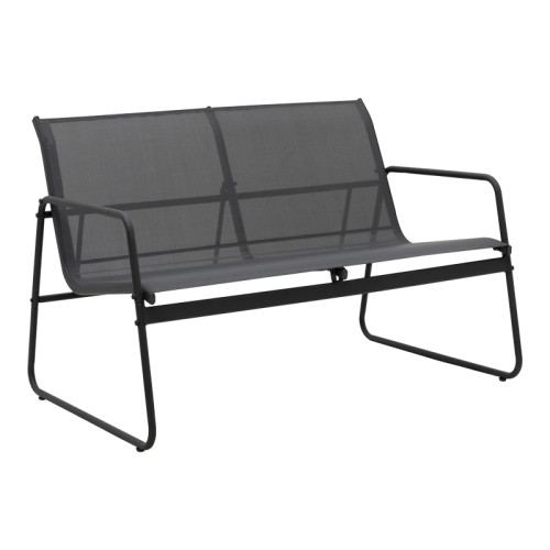 Outdoor living set Veranda pakoworld textilene-metal in anthracite color