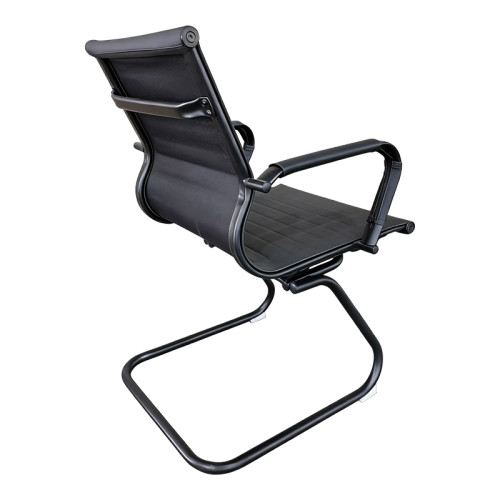 Valter pakoworld guest office chair black pu 55.5x48x88cm