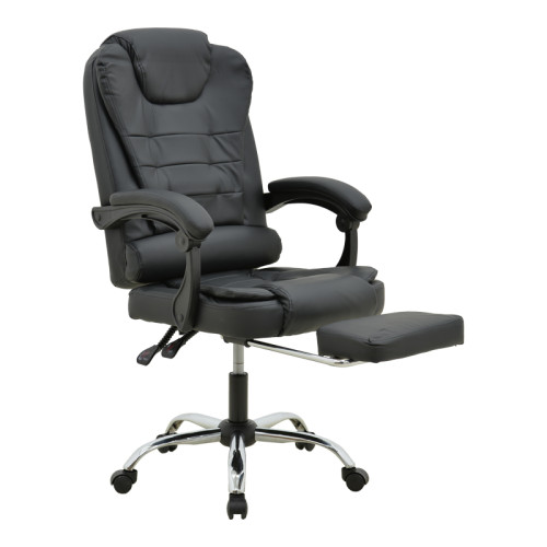 Director s office chair with footrest and massage mechanism Volter pakoworld pu black 62x70x110cm