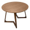 Dining table Sedria pakoworld mdf in walnut color D120x75cm