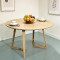 Dining table Sedria pakoworld mdf in natural color D120x75cm