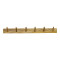 Hokkie wall hanger pakoworld solid acacia wood in natural shade 60x11x10cm