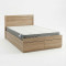 Bed with mattress and drawer Olympus-Dreamer pakoworld sonoma 100x200cm