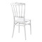 Napoleon chair pakoworld pp white 38.5x46.5x89cm