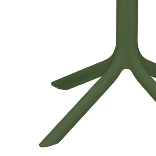 Groovy table pakoworld pp perforated dark green 60x60x76cm