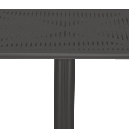 Groovy table pakoworld pp perforated anthraicte 60x60x76cm