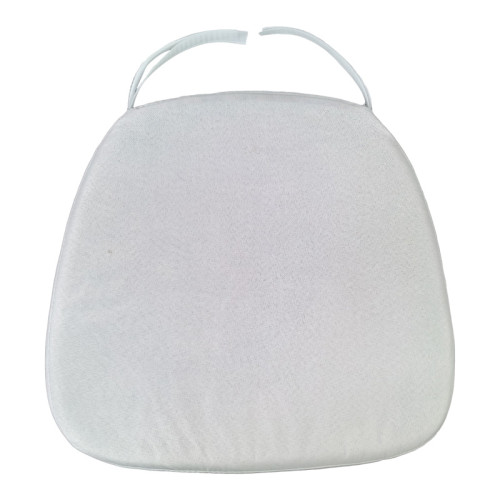 Tiffany I pakoworld waterprouf cushion fabric in white shade 39.5x38x2.5cm