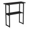 Console Solain pakoworld black marble effect-black metal 79x29x85cm