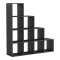 Scala pakoworld anthracite bookcase 129.5x29x129.5cm