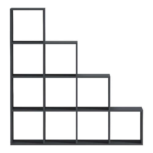 Scala pakoworld anthracite bookcase 129.5x29x129.5cm