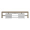 Liner TV cabinet pakoworld sonoma-white 210x40x50cm