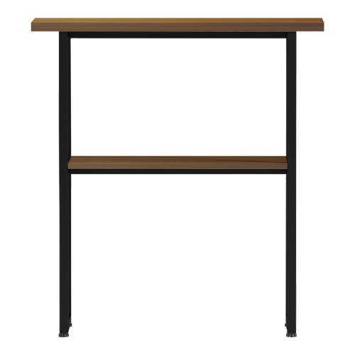 Console Solain pakoworld walnut-black metal 79x29x85cm