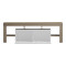 Liner TV cabinet pakoworld sonoma-white 150x40x50cm