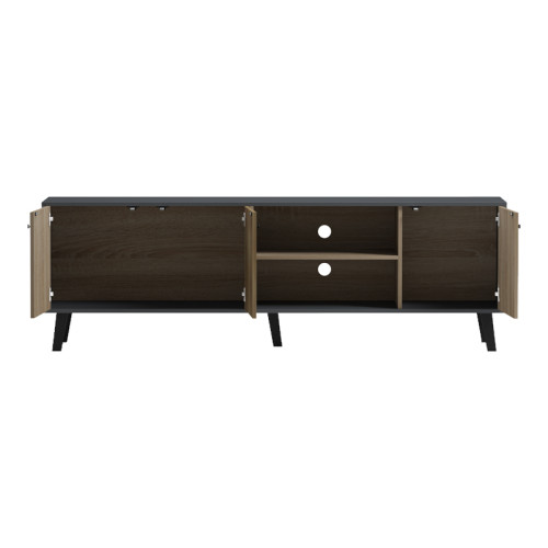 Tuscany pakoworld sonoma-anthracite TV stand 180x41x51cm