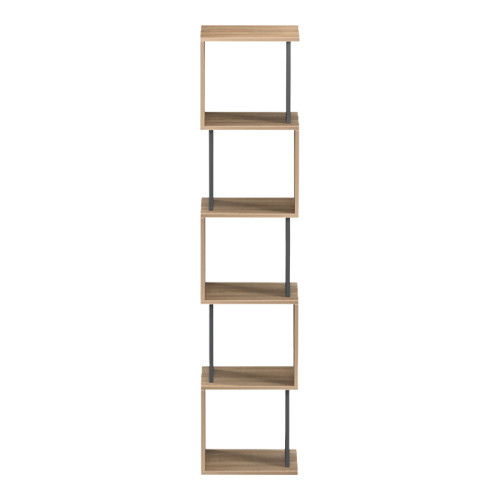 Cubik pakoworld sonoma -anthracite  bookcase 35x30x161cm