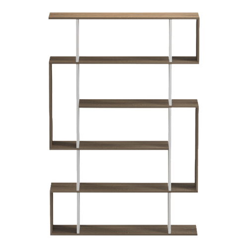 Mito pakoworld sonoma-white bookcase 108.5x25x161cm